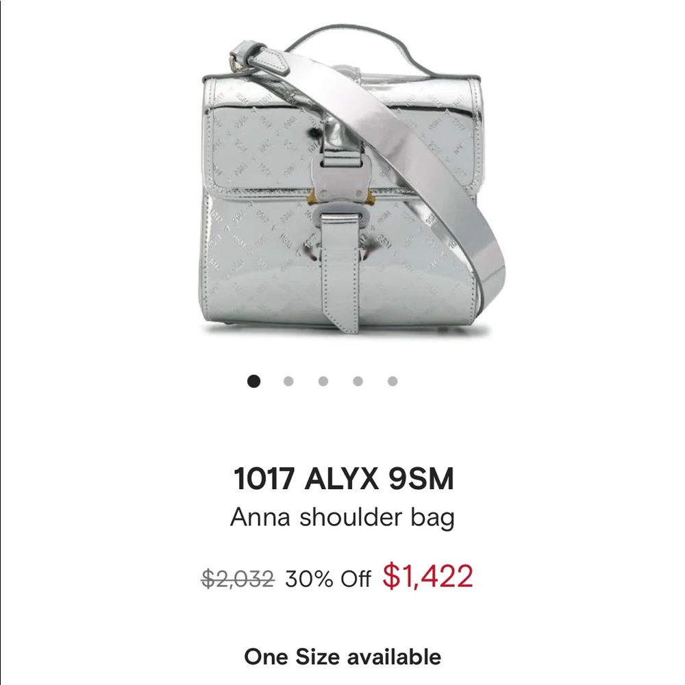 1017 ALYX BAG BRAND NEW NEVER USED - Picture 2 of 5